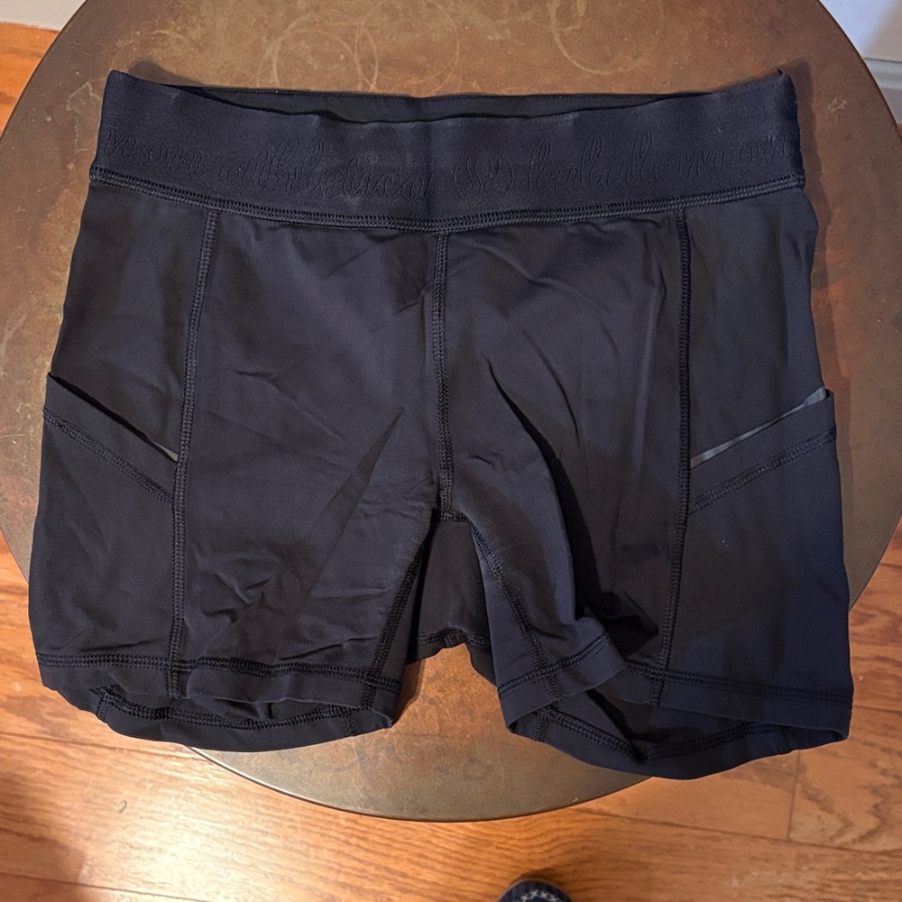 lululemon athletica Black Bike Shorts